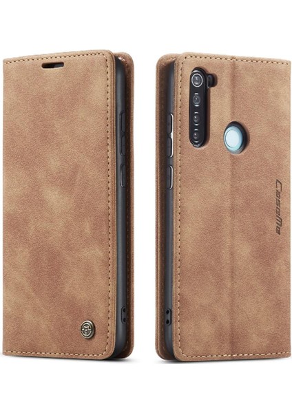 Xiaomi Redmi Not 8 Için Flip Case Kart Yuvası Kickstand Manyetik Pu (Yurt Dışından)