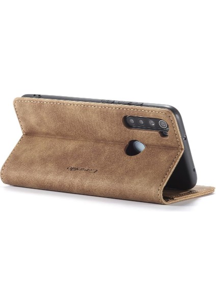 Xiaomi Redmi Not 8 Için Flip Case Kart Yuvası Kickstand Manyetik Pu (Yurt Dışından)