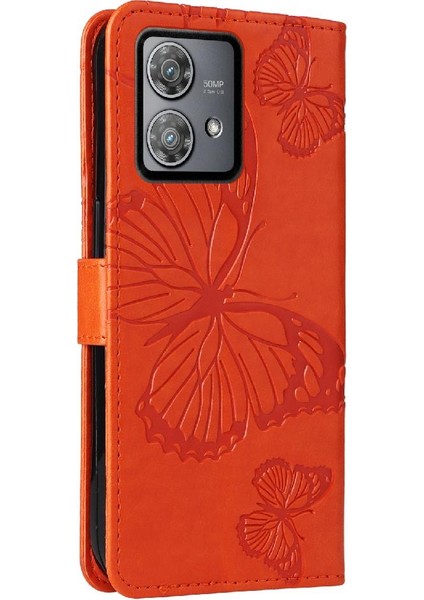 Motorola Moto Kenar 40 Neo 5g Flip Kickstand Manyetik Kapak ile Kılıf (Yurt Dışından) modelleri