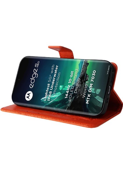 Motorola Moto Kenar 40 Neo 5g Flip Kickstand Manyetik Kapak ile Kılıf (Yurt Dışından) indirimleri