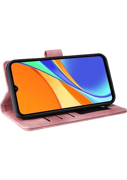 Xiaomi Redmi 9c Deri Kılıf Için Flip Case Basit Iş Darbeye (Yurt Dışından)
