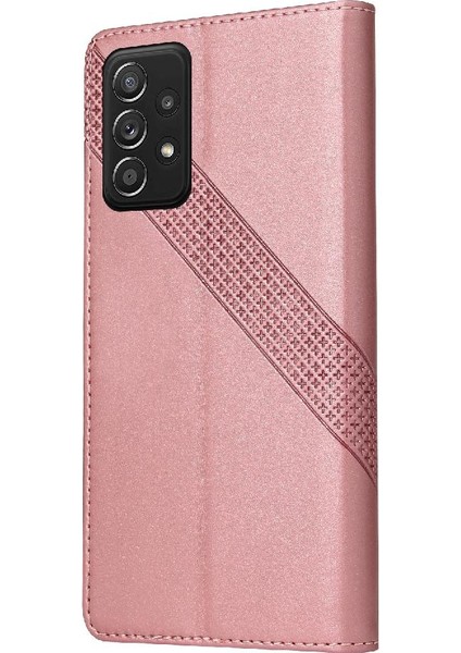 Samsung Galaxy A52 4 Köşe Koruma Darbeye Kickstand Için Flip Case (Yurt Dışından)