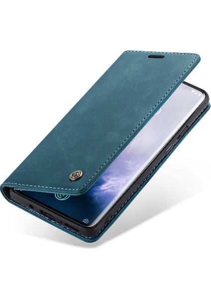 Oneplus 7 Için Flip Case Pro Kılıf Kart Yuvası Kickstand Flip Folio Kitap Pu (Yurt Dışından)