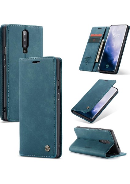 Oneplus 7 Için Flip Case Pro Kılıf Kart Yuvası Kickstand Flip Folio Kitap Pu (Yurt Dışından)