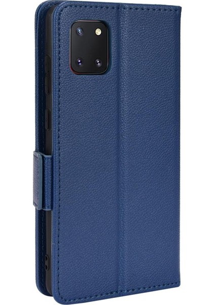 Samsung Galaxy Not 10 Lite Için Kılıf Kart Yuvaları Tutucu Cüzdan Yan Toka (Yurt Dışından)