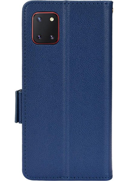Samsung Galaxy Not 10 Lite Için Kılıf Kart Yuvaları Tutucu Cüzdan Yan Toka (Yurt Dışından)