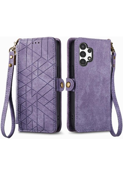 Samsung Galaxy A13 4g Için Flip Case Cüzdan Kapak Çevirin Darbeye Deri (Yurt Dışından)