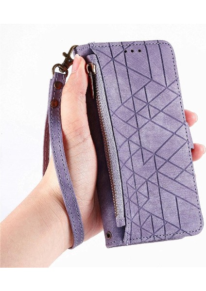 Samsung Galaxy A13 4g Için Flip Case Cüzdan Kapak Çevirin Darbeye Deri (Yurt Dışından)