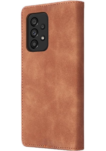 Samsung Galaxy A33 5g Flip Kapak Için Flip Case Darbeye Deri Kılıf (Yurt Dışından)