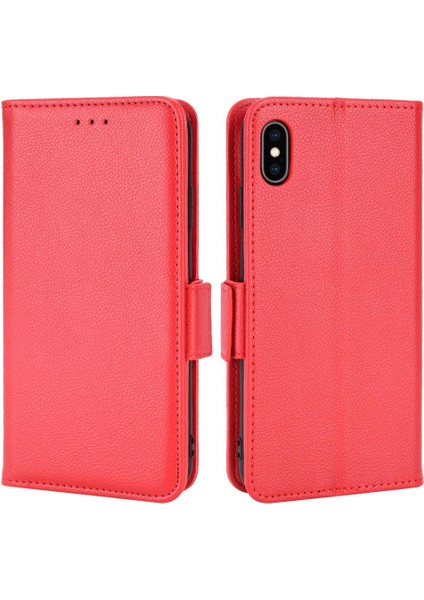 Iphone X/xs Kart Yuvaları Tutucu Pu Deri Yan Toka Cüzdan (Yurt Dışından)