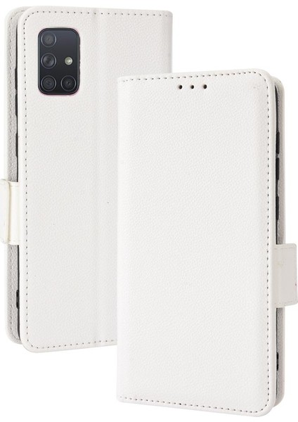 Samsung Galaxy A71 4g Pu Deri Cüzdan Kart Yuvaları Tutucu Yan (Yurt Dışından)
