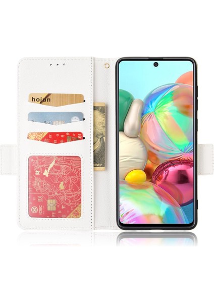 Samsung Galaxy A71 4g Pu Deri Cüzdan Kart Yuvaları Tutucu Yan (Yurt Dışından)