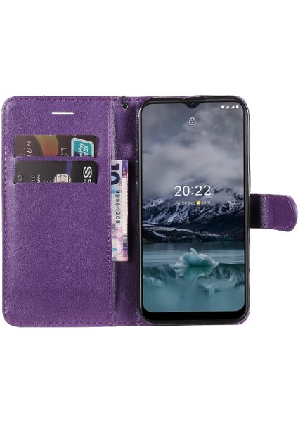 Kart Yuvası Klasik ile Nokia G21/NOKIA Yüksek Kalite Deri Için Flip Case (Yurt Dışından)