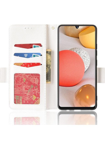 Samsung Galaxy Case 5g Kart Yuvaları Için Kılıf Tutucu Yan Toka Pu Deri (Yurt Dışından)