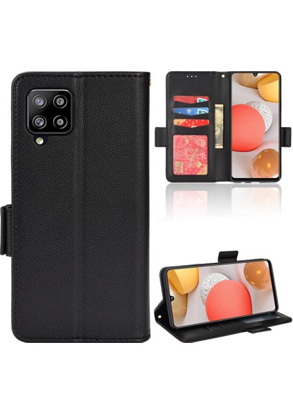 Samsung Galaxy Case 5g Kart Yuvaları Için Kılıf Tutucu Yan Toka Pu Deri (Yurt Dışından)