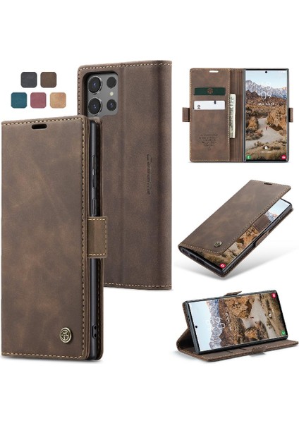 Samsung Galaxy S24 Için Flip Case Ultra 5g Flip Folio Kitap Manyetik Kapatma (Yurt Dışından)