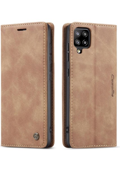 Samsung Galaxy Flip 5g Için Flip Case Vintage Pu Deri Cüzdan Kılıf Kartı (Yurt Dışından)