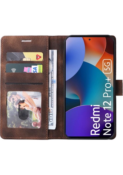 Xiaomi Redmi Not 12 Için Flip Case 4g Basit Iş Cüzdan Darbeye (Yurt Dışından) modelleri