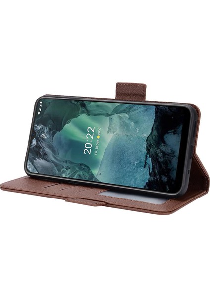 Nokia G21 Pu Deri Kart Yuvaları Için Kılıf Tutucu Cüzdan Yan Toka Manyetik (Yurt Dışından) indirimleri