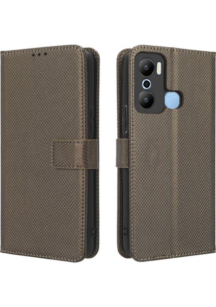 Infinix Sıcak 20 Oyun Için Kılıf Kickstand Kapak Manyetik Cüzdan Kart Tutucu (Yurt Dışından)