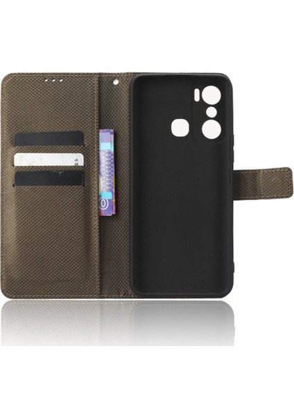 Infinix Sıcak 20 Oyun Için Kılıf Kickstand Kapak Manyetik Cüzdan Kart Tutucu (Yurt Dışından) indirimleri