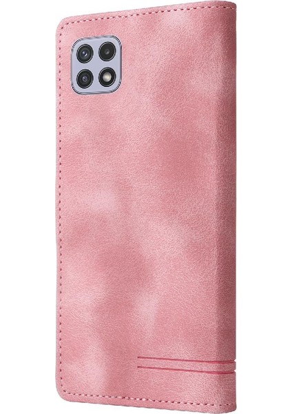 Samsung Galaxy A22 5g Için Flip Case Darbeye Basit Iş Cüzdan (Yurt Dışından) fırsatları