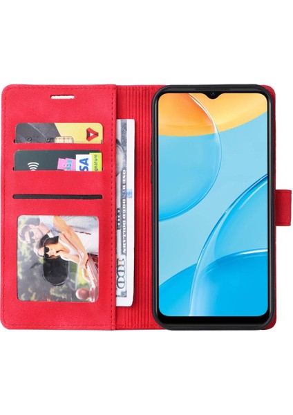 Oppo A15 4g Için Flip CASE/A15S Cüzdan Deri Kılıf Darbeye Basit Flip (Yurt Dışından)