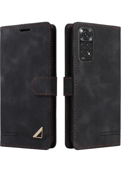 Xiaomi Redmi Not 11 Için Flip Case Cüzdan Basit Iş Kapak Kılıfı (Yurt Dışından)