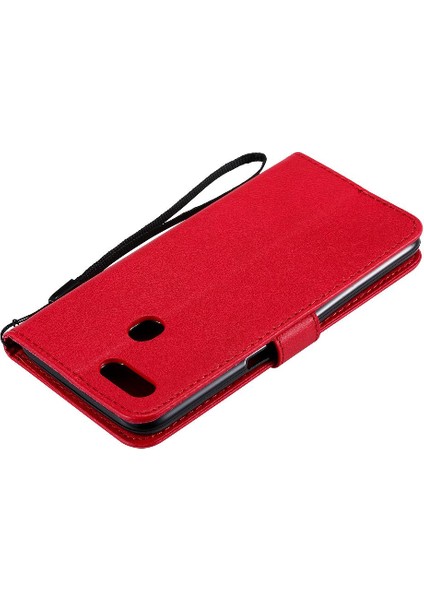 Oppo A7 Için Flip CASE/A5S Iş Cüzdan Telefon Kılıfı Klasik Düz Renk (Yurt Dışından) fırsatları