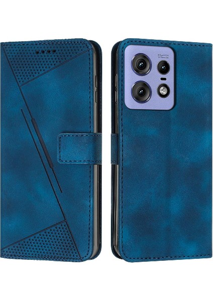 Motorola Moto Kenar 50 Pro Pu Deri Yan Toka Darbeye Dayanıklı (Yurt Dışından)