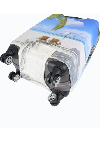 94 Şezlong Palmiye Valiz Kılıfı, Bavul Kılıfı - Şezlong Palmiye 94 indirimleri