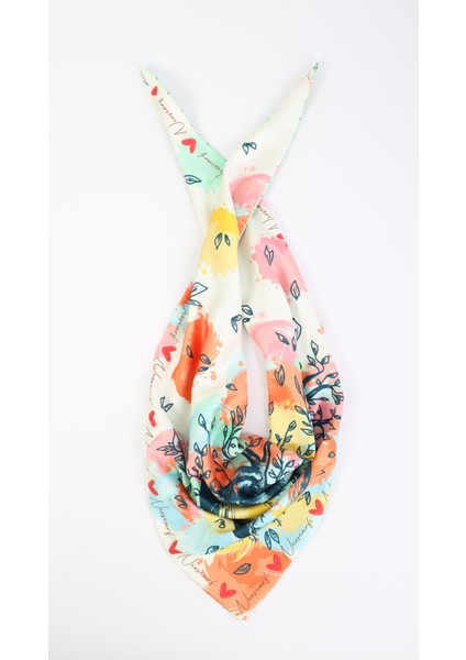 Çift Desenli Renkli Üçgen Bandana modelleri