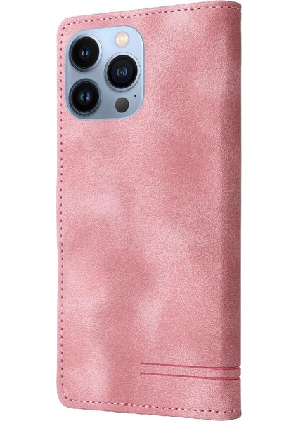 Iphone 13 Için Flip Case Pro Max Basit Iş Kapak Çevirin Cüzdan Deri (Yurt Dışından)