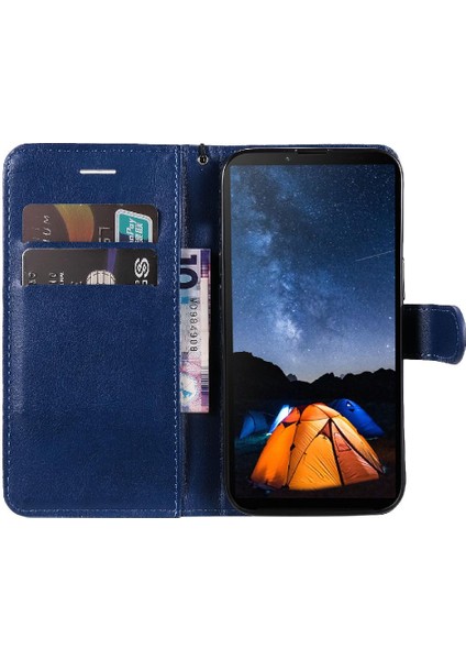 Sony Xperia 10V Için Flip Case Yüksek Kalite Deri Klasik Düz Renk (Yurt Dışından)