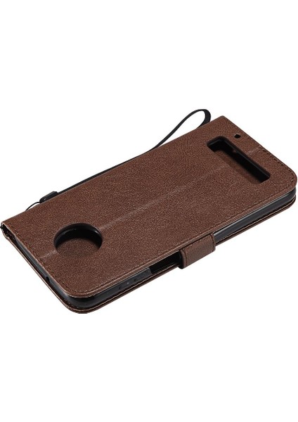 Motorola Moto Z3 Oyun Klasik Düz Renk ile Yüksek Kalite Için Flip Case (Yurt Dışından) indirimleri