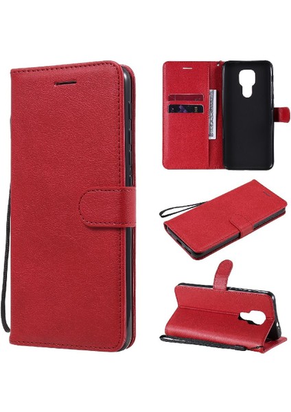 Motorola Moto G9 Için Flip Case Kart Yuvası Iş Cüzdan Telefon ile Oyna (Yurt Dışından)