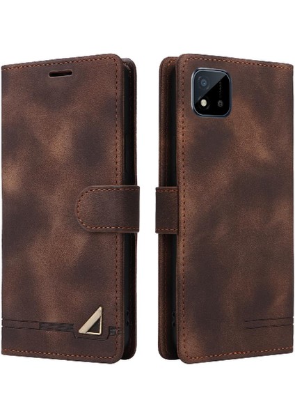 Realme C20 Cüzdan Için Flip Case Basit Iş Darbeye Kapak Çevirin (Yurt Dışından)