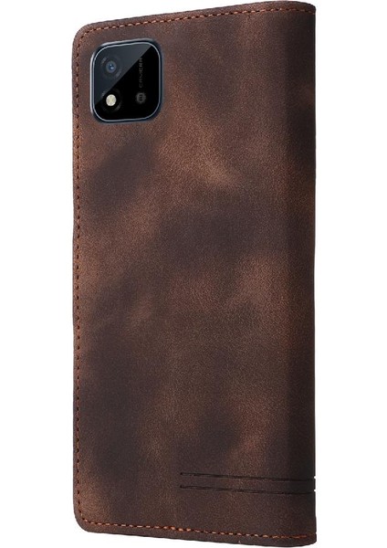 Realme C20 Cüzdan Için Flip Case Basit Iş Darbeye Kapak Çevirin (Yurt Dışından) fırsatları