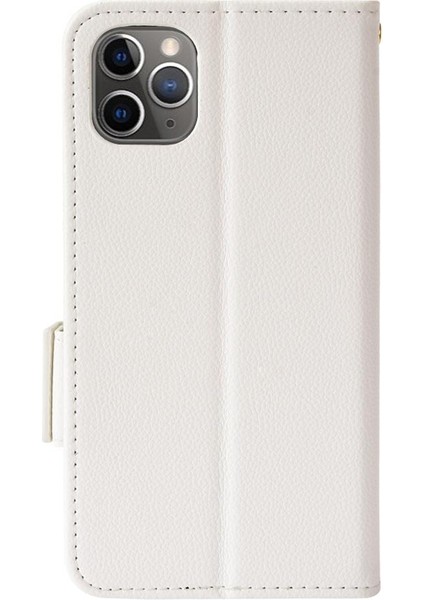Iphone 11 Için Kılıf Pro Max Yan Toka Cüzdan Pu Deri Manyetik Kart (Yurt Dışından)
