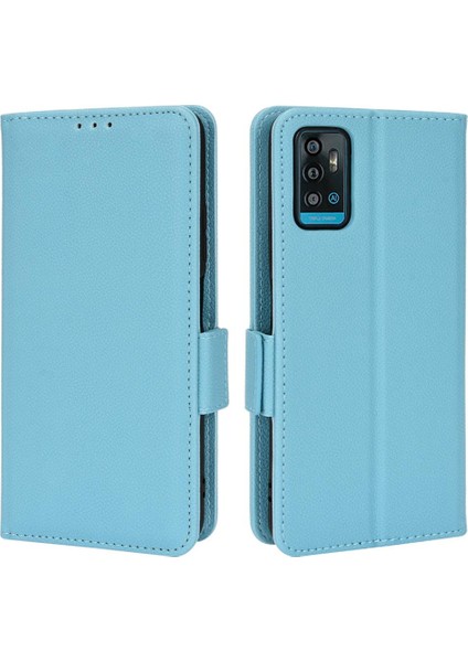 Zte Blade A71 Yan Toka Manyetik Cüzdan Pu Deri Kart Yuvaları (Yurt Dışından)