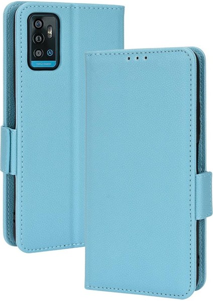 Zte Blade A71 Yan Toka Manyetik Cüzdan Pu Deri Kart Yuvaları (Yurt Dışından)