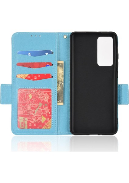 Xiaomi 12 Lite Için Kılıf Yan Toka Cüzdan Manyetik Pu Deri Kart Yuvaları (Yurt Dışından)