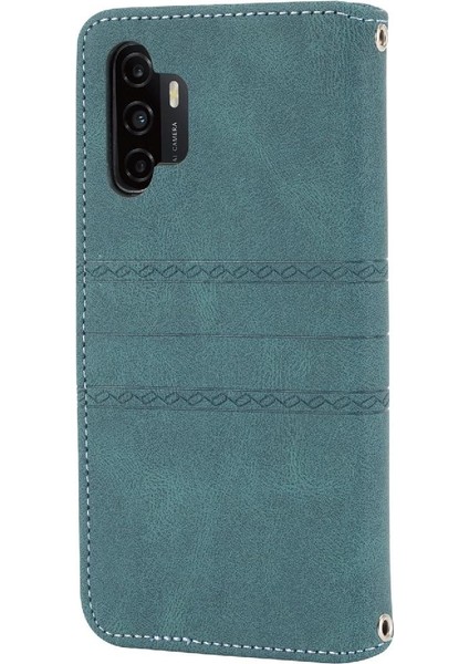 Samsung Galaxy A32 5g/ M32 5g Kickstand Pu Deri Manyetik Için Flip Case (Yurt Dışından)