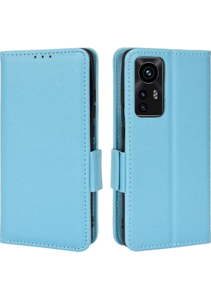 Xiaomi 12 Lite Için Kılıf Yan Toka Cüzdan Manyetik Pu Deri Kart Yuvaları (Yurt Dışından)
