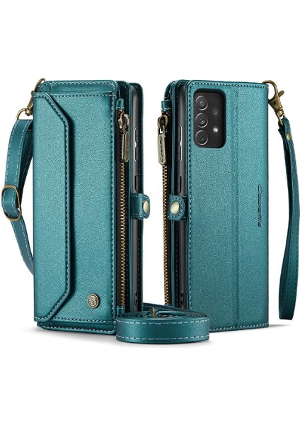 Kadınlar Için Crossbody Durumda Samsung Galaxy A72 Cüzdan Durumda Rfid Engelleme (Yurt Dışından)