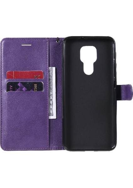 Motorola Moto G9 Için Flip Case Kart Yuvası Iş Cüzdan Telefon ile Oyna (Yurt Dışından) indirimleri