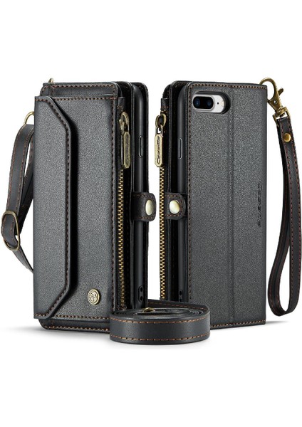 Iphone 6 Için Crossbody Durumda Artı/6s Artı Fermuar Faturaları Yuvası Kart Tutucu Için (Yurt Dışından)
