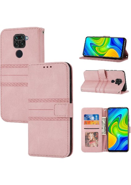 Xiaomi Redmi Not 9 Için Flip Case 4g Cüzdan Kılıf Kickstand Pu Deri (Yurt Dışından)