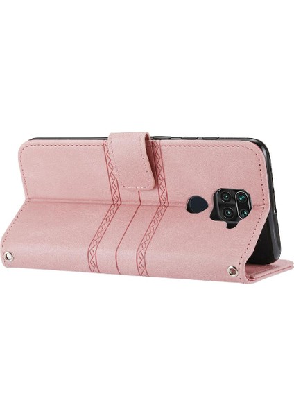 Xiaomi Redmi Not 9 Için Flip Case 4g Cüzdan Kılıf Kickstand Pu Deri (Yurt Dışından)