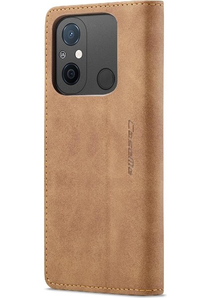 Xiaomi Redmi 12C Durumda Kart Yuvası Kickstand Manyetik Kapatma Için Flip Case (Yurt Dışından)